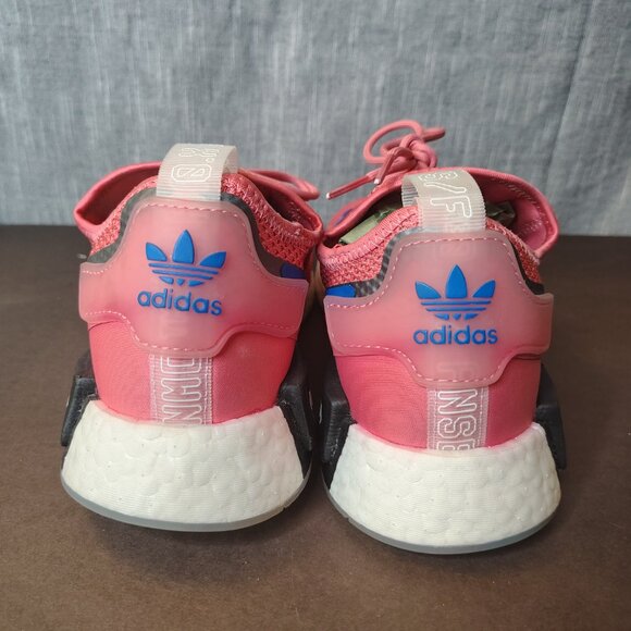 Adidas NMD R1 ATA Flow Running Sneakers Mens 9.5 Hazy Rose Pink Athletic Shoes - Picture 3 of 7
